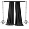 Pack of 2 Polyester Poplin Backdrop Drapes 96 x 58 Inch Semi-Opaque Event Panels